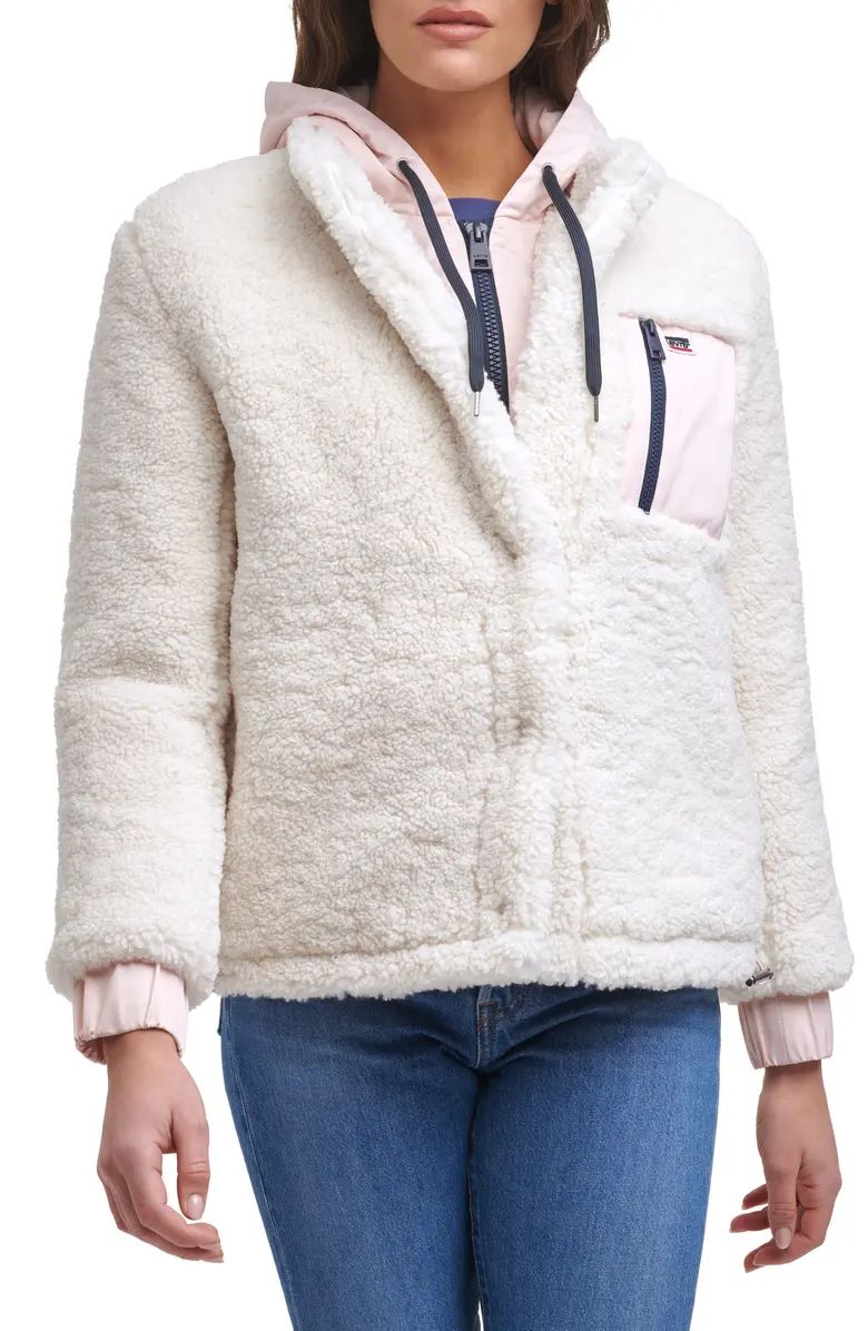 High Pile Fleece Hooded Zip Jacket | Nordstrom