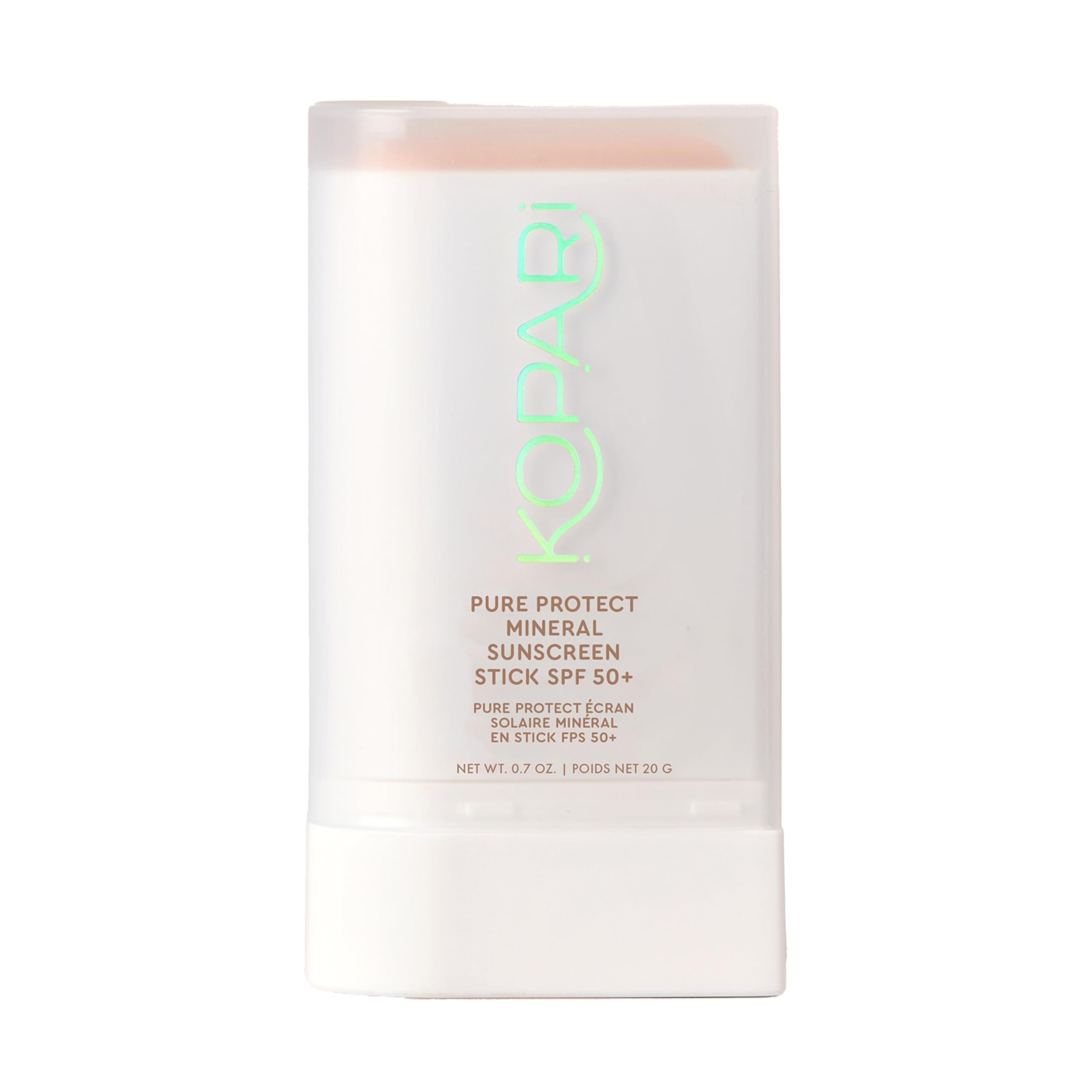 Kopari PURE PROTECT 100% Mineral Sunscreen Stick SPF 50+ Clear Zinc Oxide Face and Body Sunscreen... | Amazon (US)