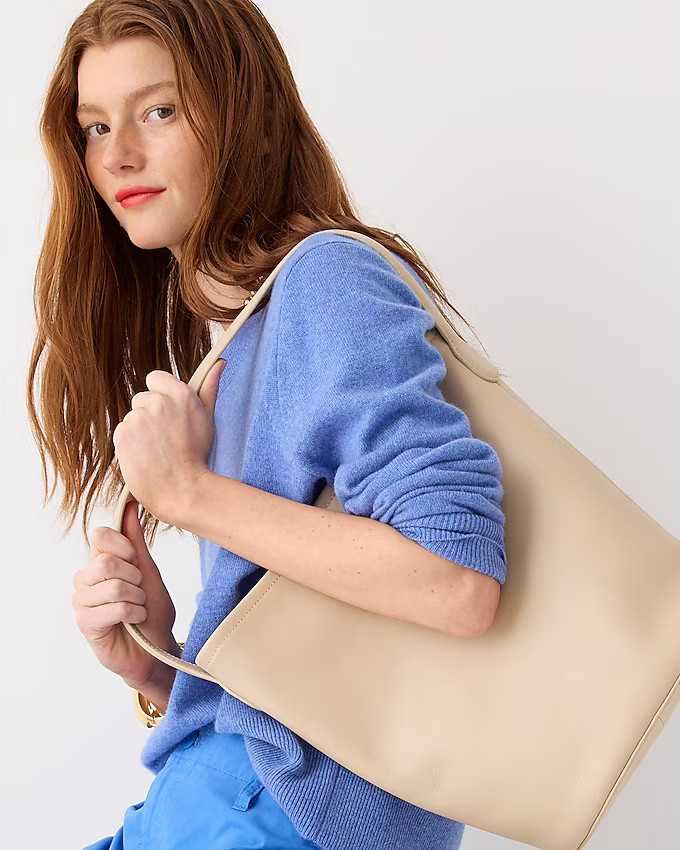 Berkeley bucket bag in leather | J. Crew US