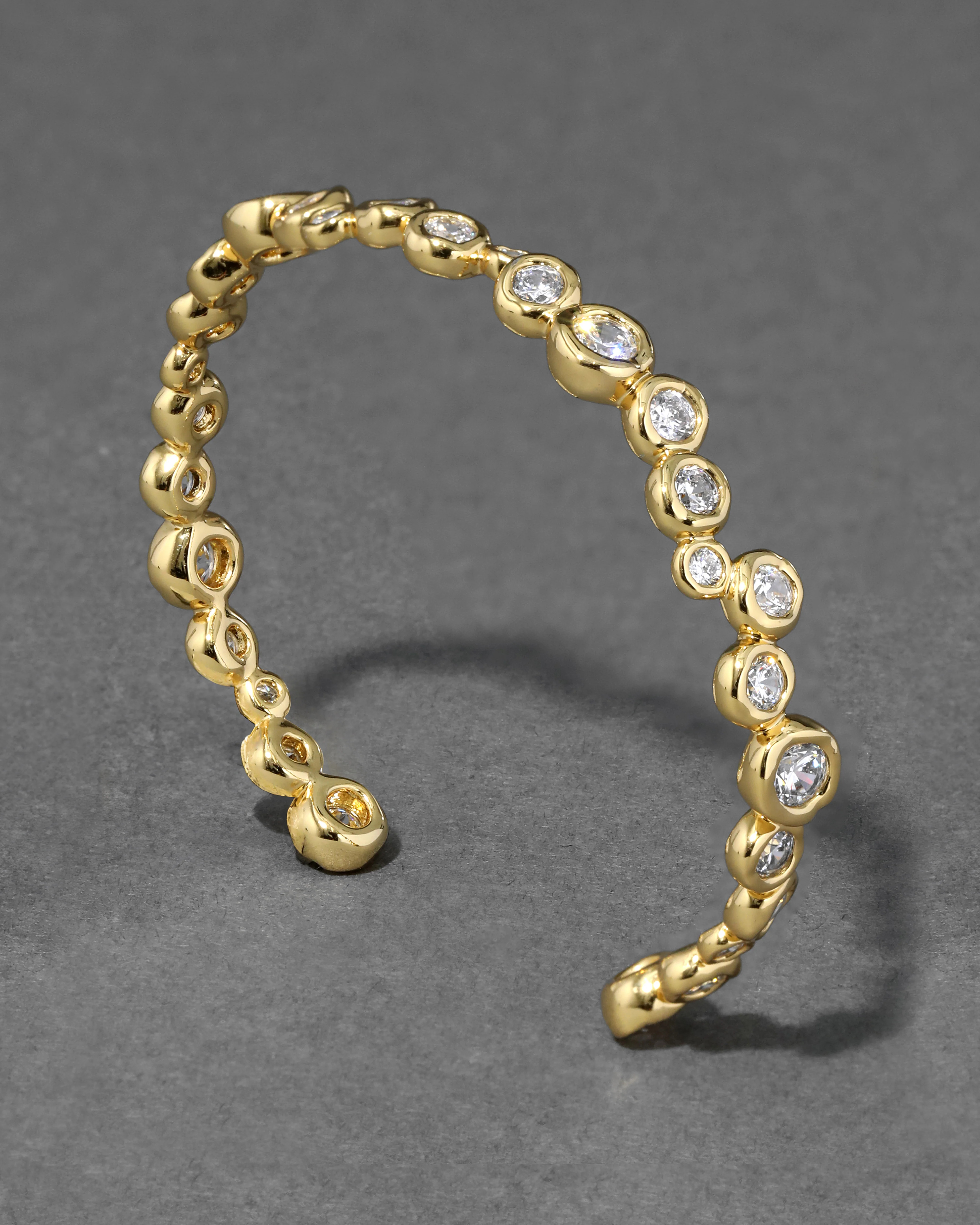 Alexis Bittar Asterales Skinny Cuff Bracelet in Gold | Statement Jewelry from Alexis Bittar | Alexis Bittar