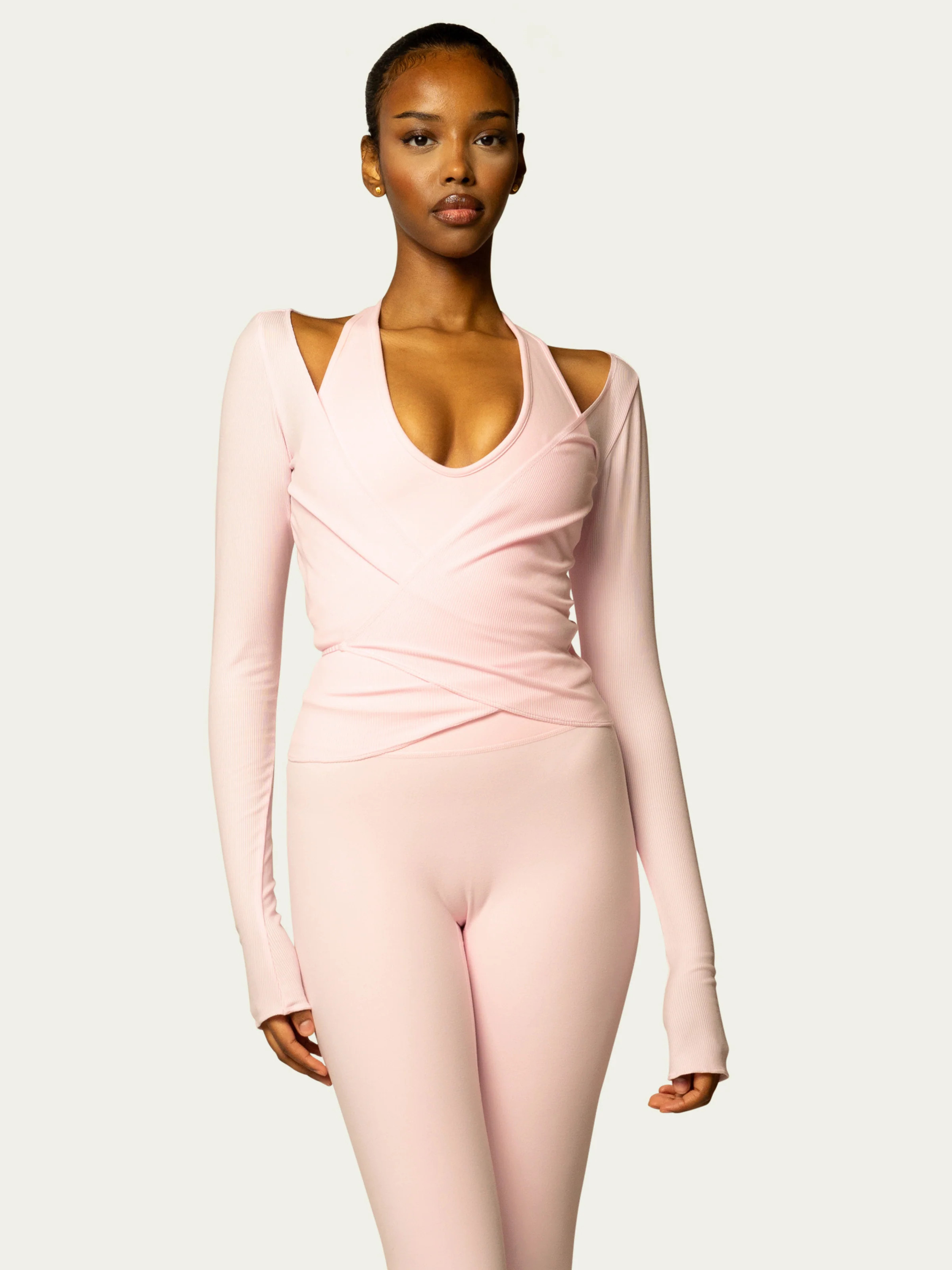 The Studio Wrap / Powder-Pink | 437