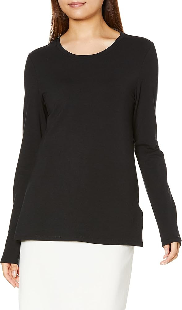 Amazon Essentials Women's Classic-Fit Long-Sleeve Crewneck T-Shirt (Available in Plus Size) | Amazon (US)