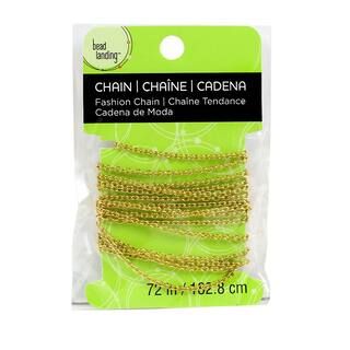 Bead Landing™ Small Cable Chain, Gold | Michaels Stores