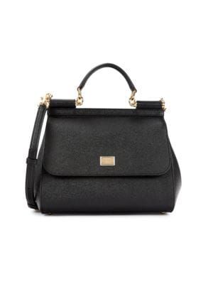 Dauphine Medium Leather Top Handle Bag | Saks Fifth Avenue OFF 5TH