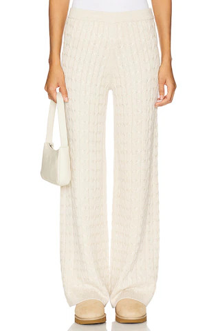 Tularosa Hannah Knit Pant in Light Beige from Revolve.com | Revolve Clothing (Global)