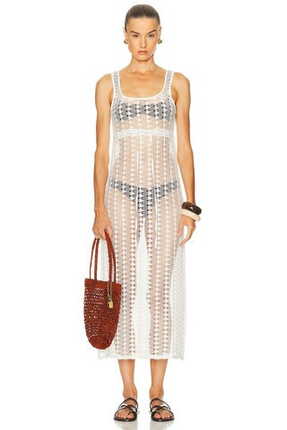 Deiji Studios Thread Dress in Cream | FWRD 