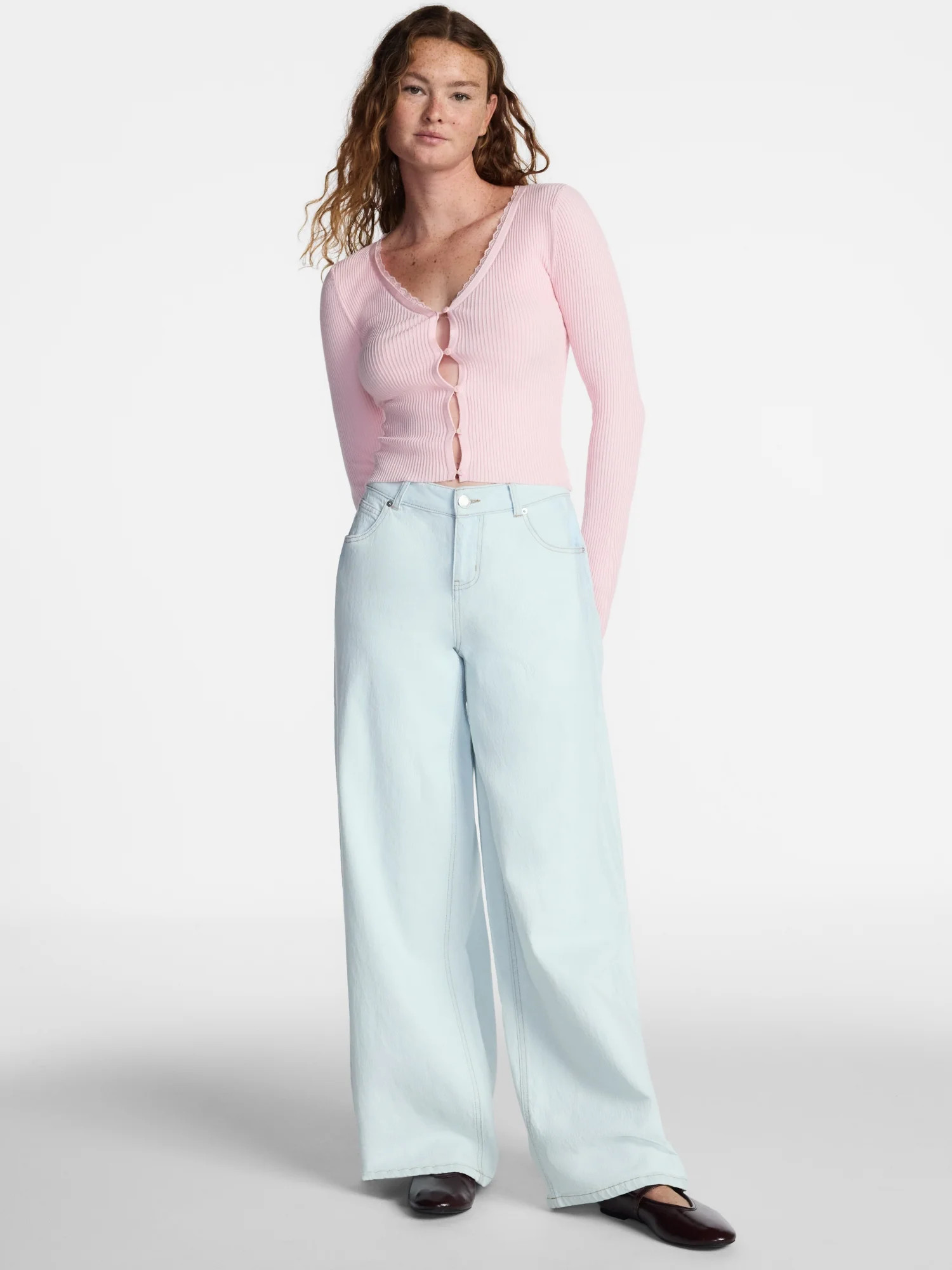 No Boundaries Ultra Baggy Jeans, 32.5'' Inseam, Women's and Women's Plus 00-4X | Walmart (US)