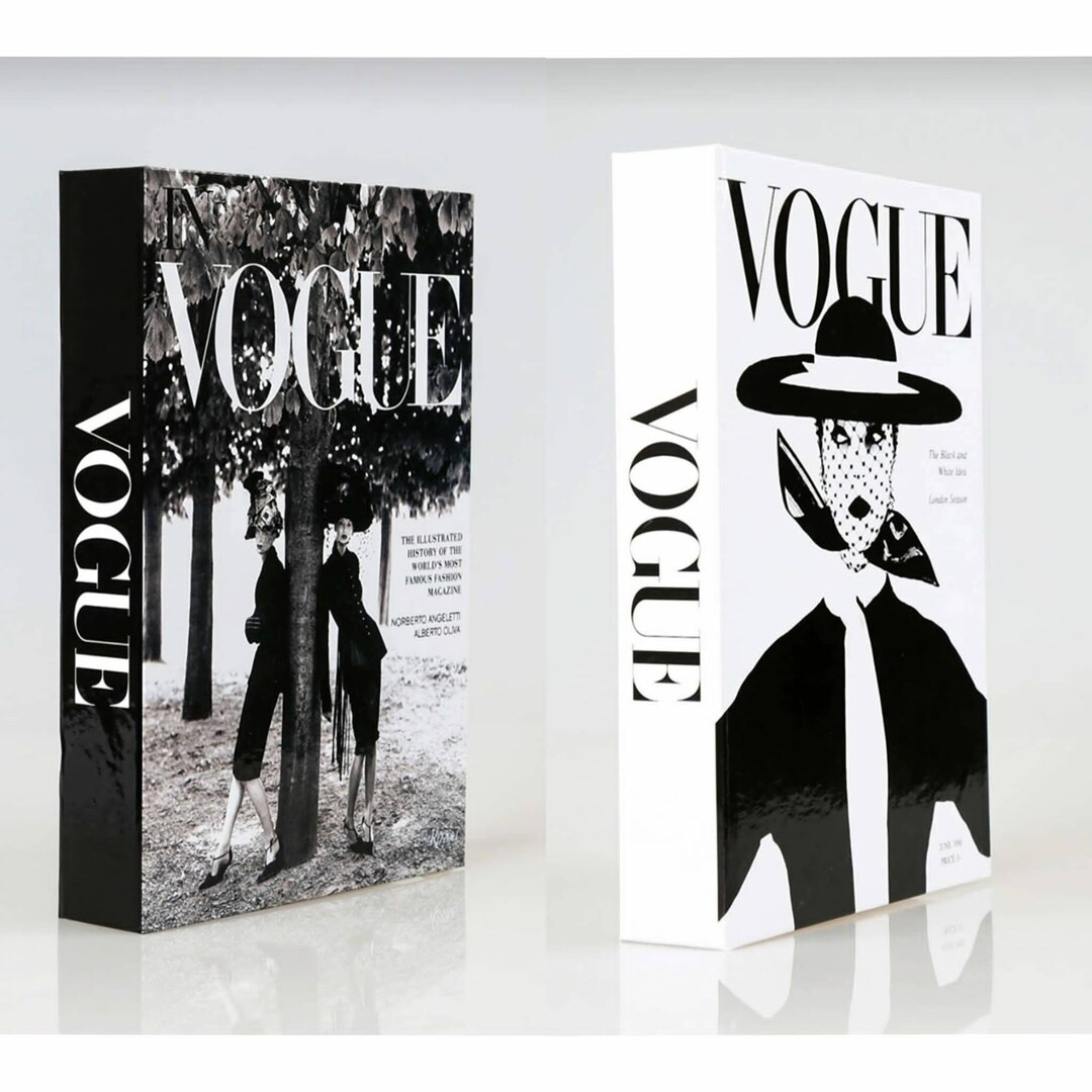 Vogue Coffee Table Decor Books,Display books,Book Staging,openable book box,Storage book box,Fake... | Etsy (AU)