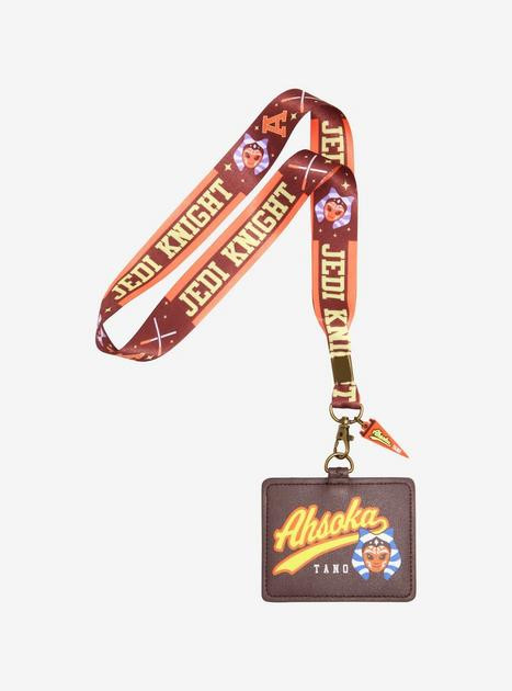 Star Wars Ahsoka Tano Varsity Allover Print Lanyard - BoxLunch Exclusive | BoxLunch