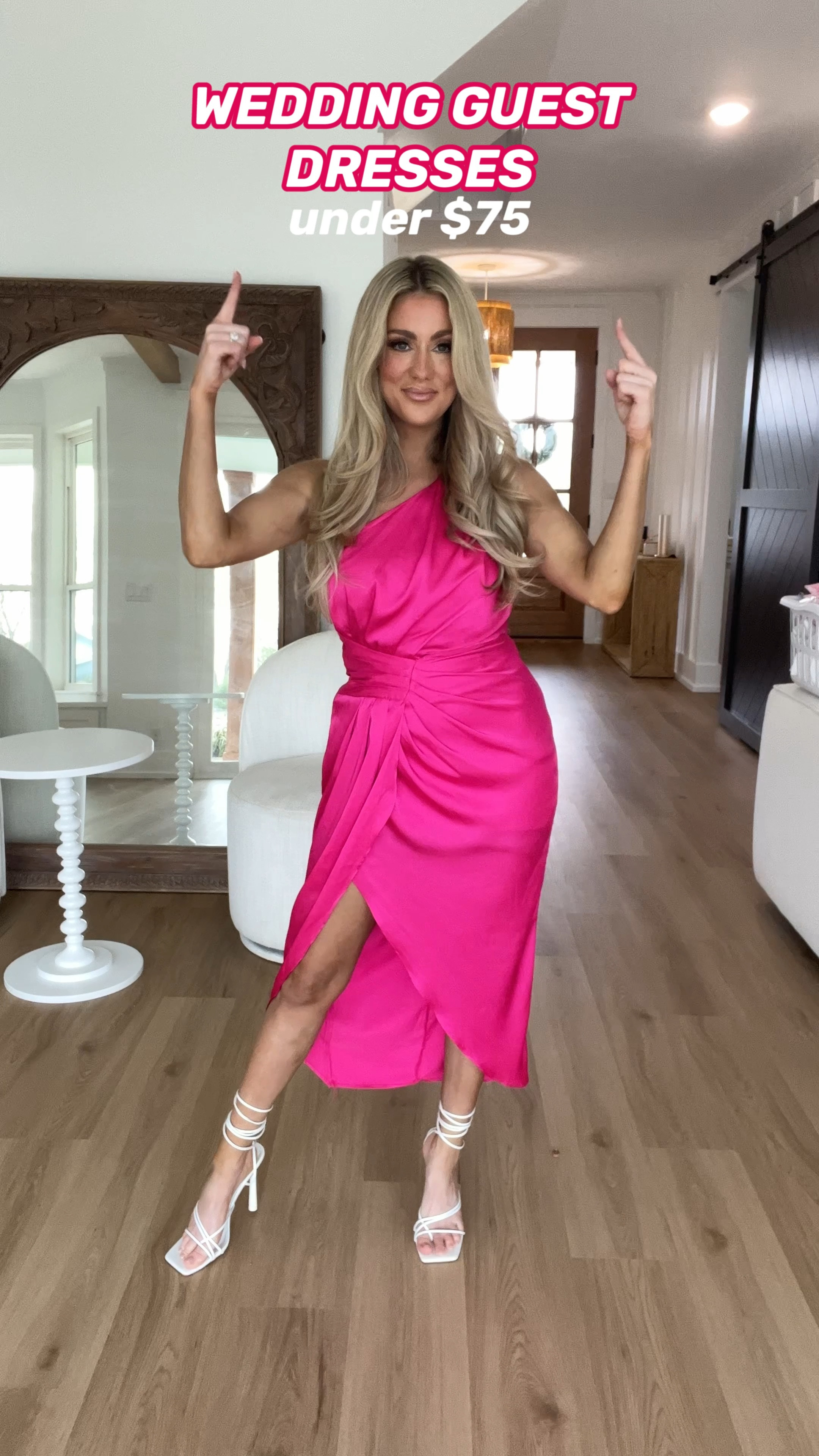 Spring wedding guest dresses, wedding season, pink dress, cocktail dress, orange dress, mini dress, midi dress, satin dress 

#LTKunder100 #LTKstyletip #LTKwedding