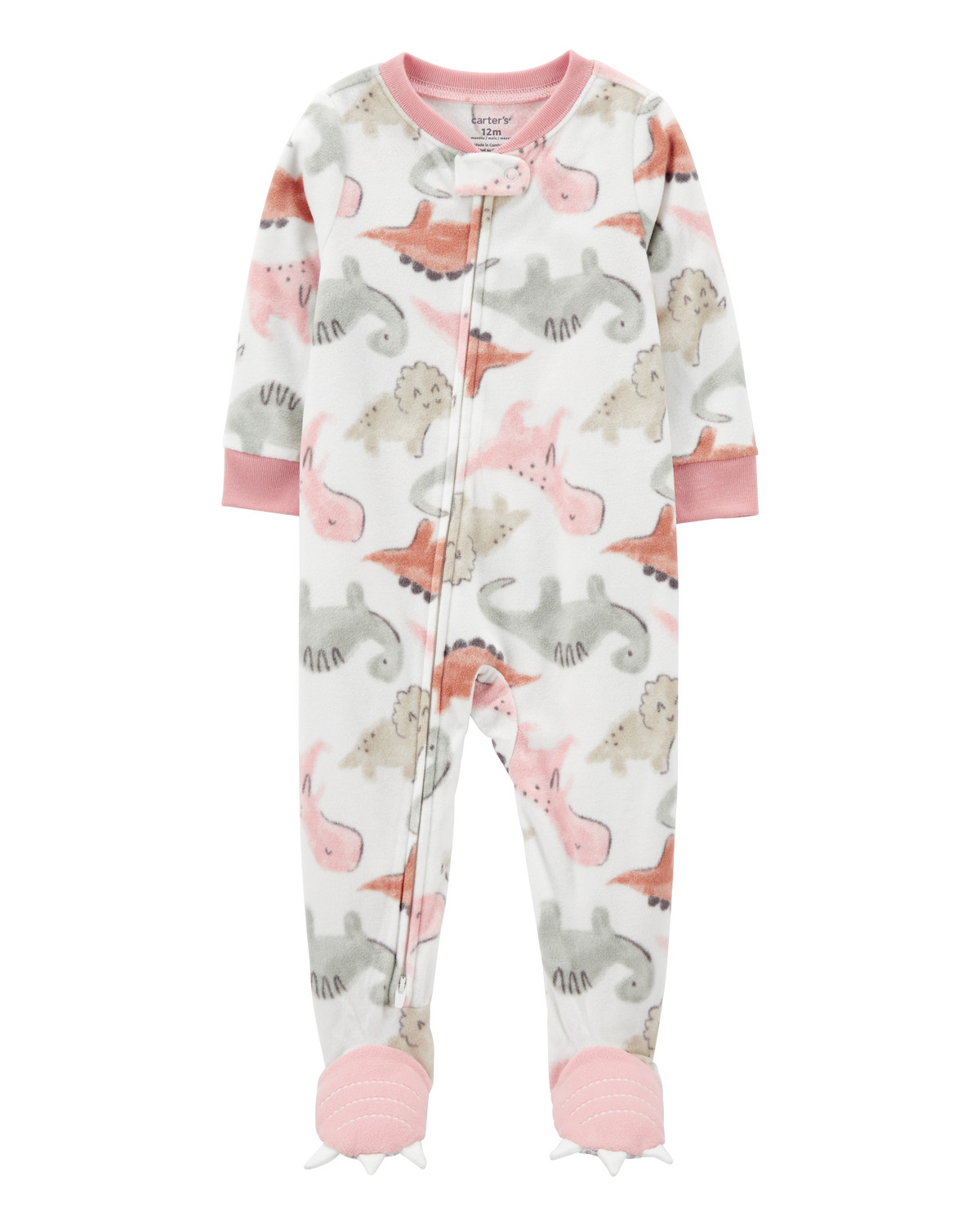 Toddler 1-Piece Dinosaur Fleece Footie Pajamas - Carter's | Carter's | Carter's Inc
