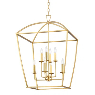 Bryant - 8-Light Extra Large Pendant - Gold Leaf Finish | Perigold