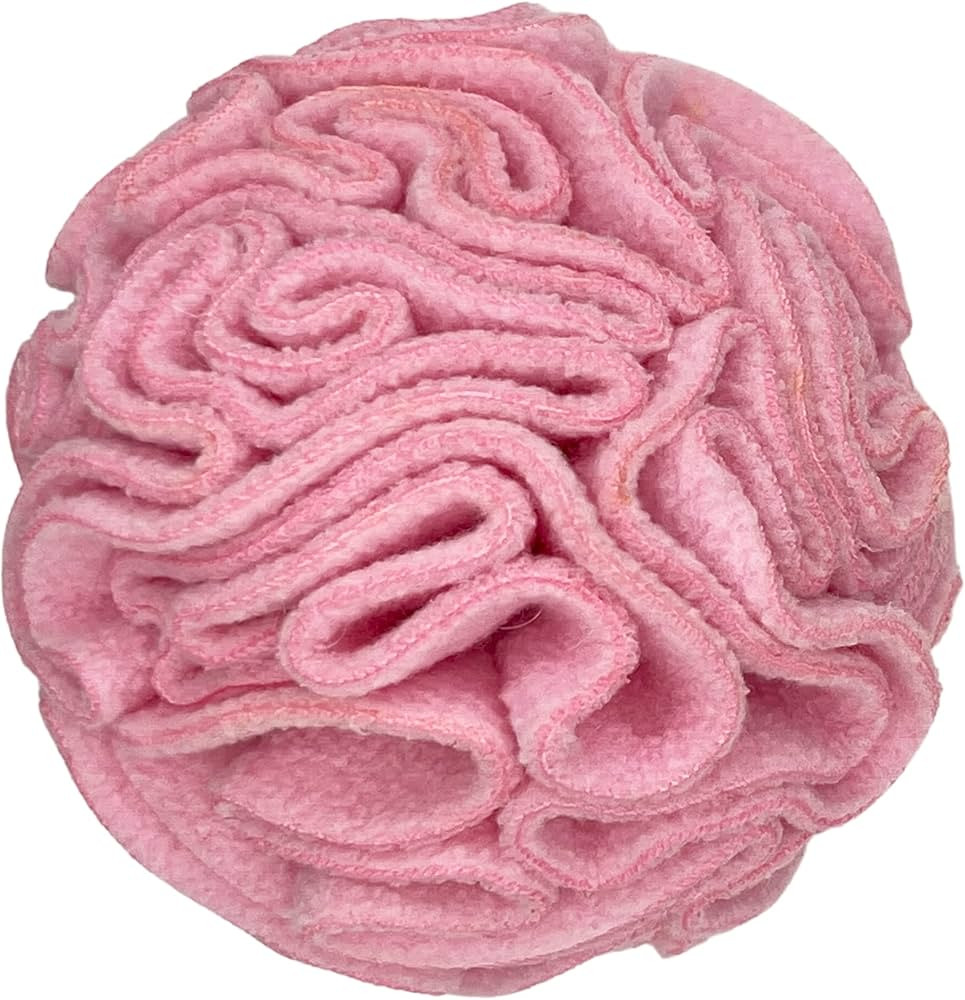 Puppy and Small Breed Snuffle Interactive Foraging Dog Puzzle Ball Toy Pink | Amazon (US)
