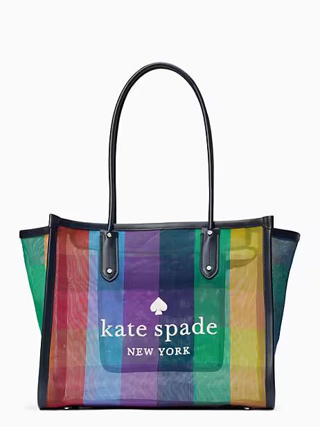 ella extra large rainbow tote bag | Kate Spade Outlet