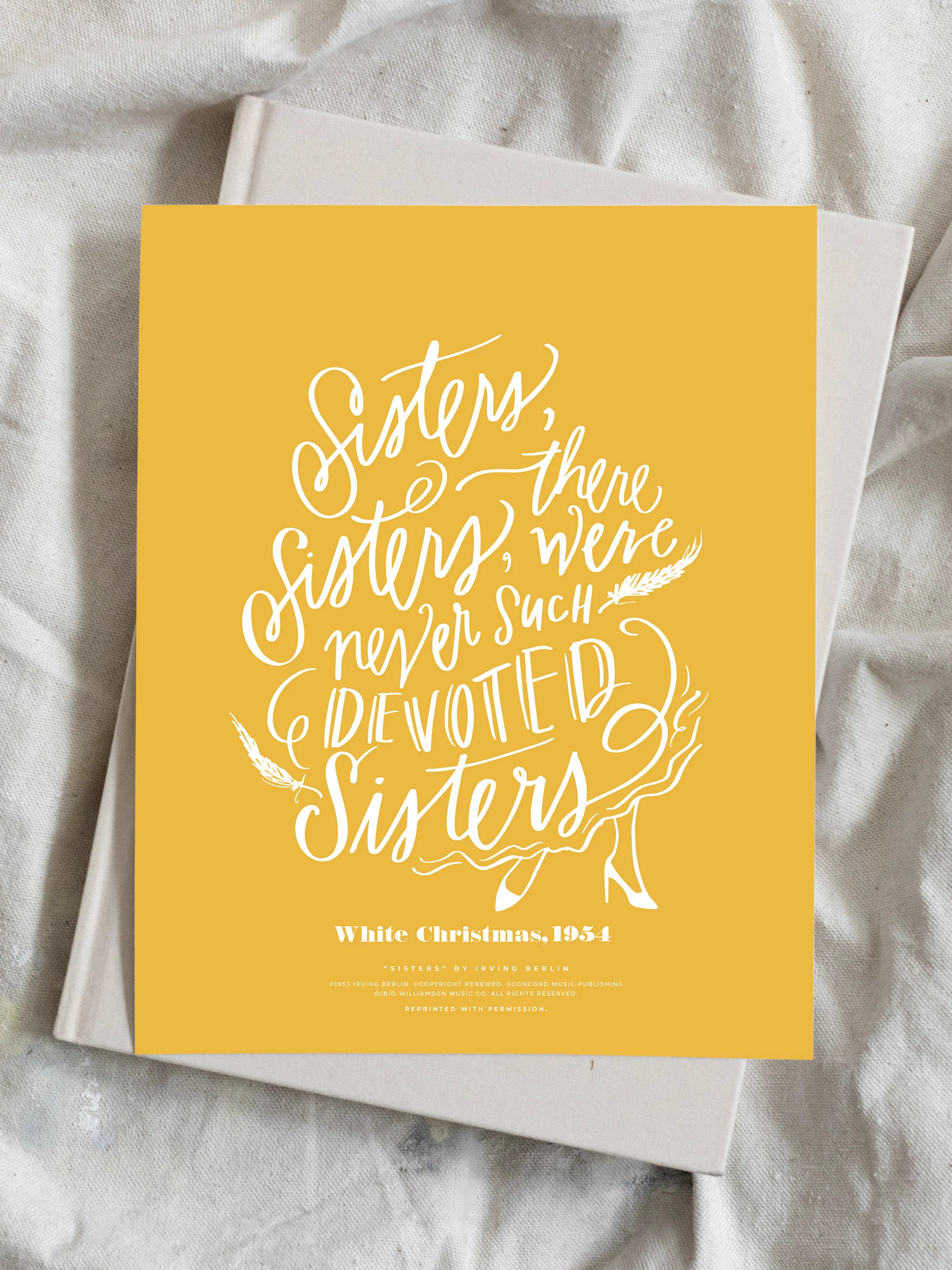 Sisters, Sisters | Honey | Art Print | Lindsay Letters, LLC