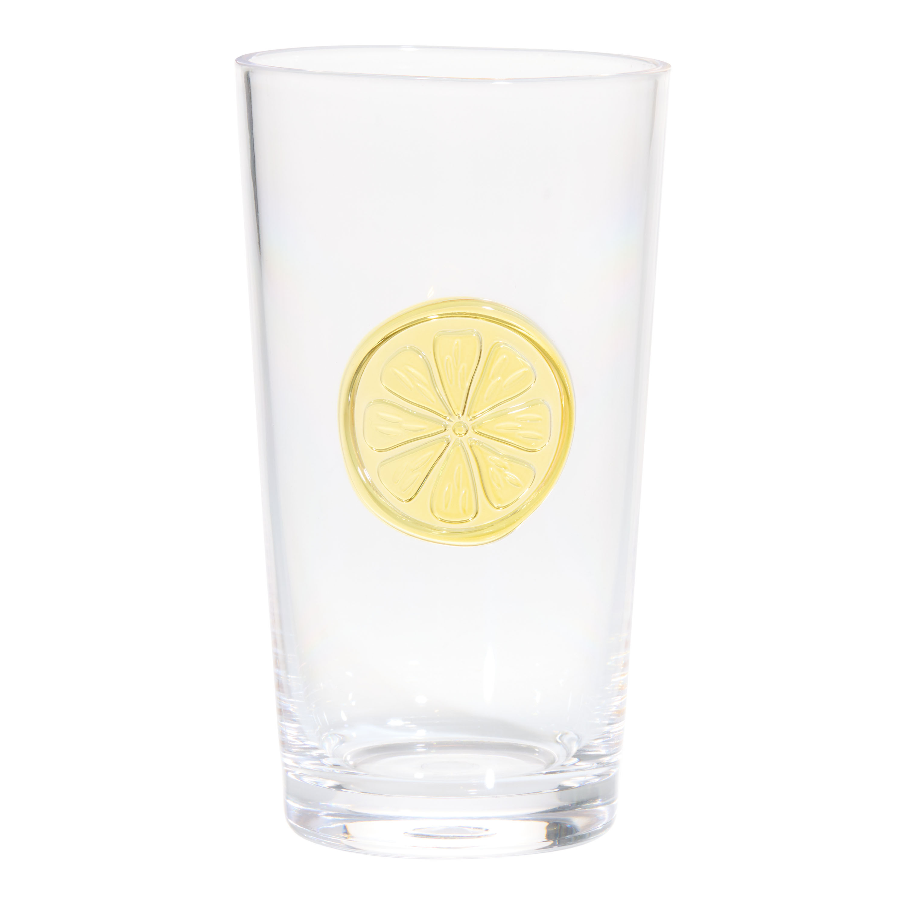 Lemon Slice Acrylic Highball Glass | World Market