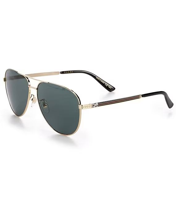 Men's GG1233S 63MM Aviator Sunglasses | Dillard's