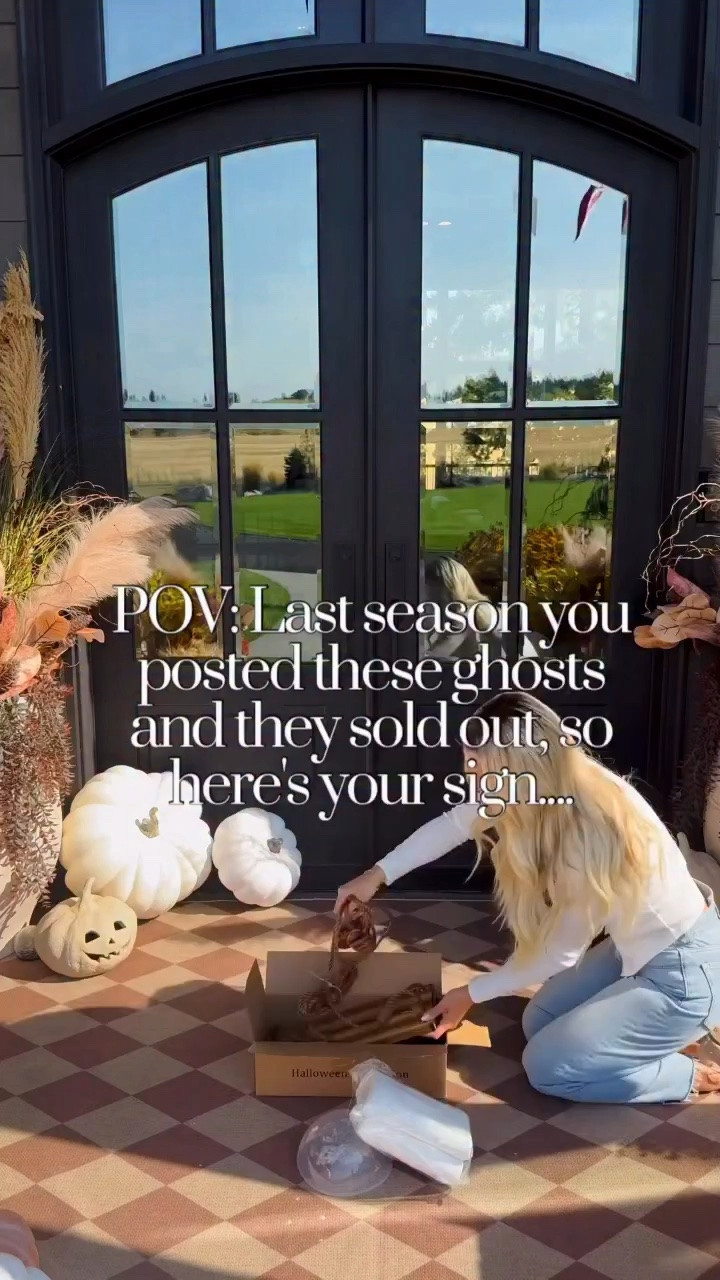 The ghosts that stole the show are BACK IN STOCK!

#LTKSeasonal #LTKHome
