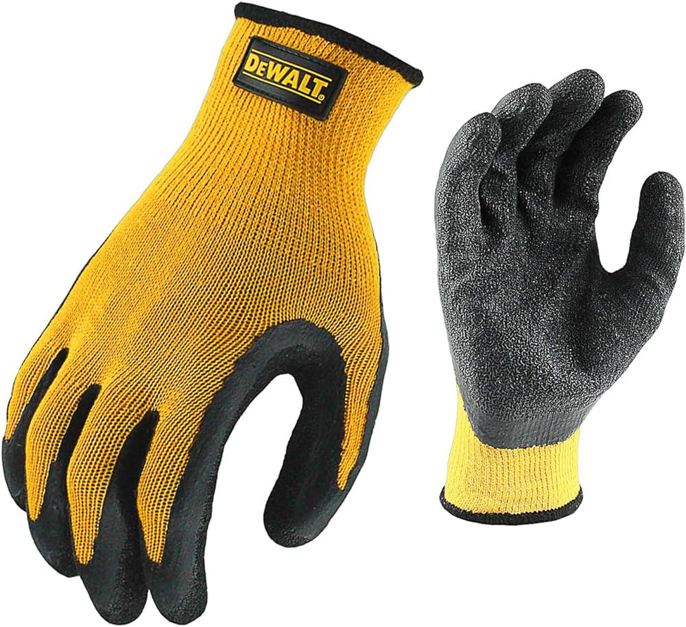 DeWalt DPG70L-3PK Coated Gripper Gloves, Large, 3-Pack | Amazon (US)