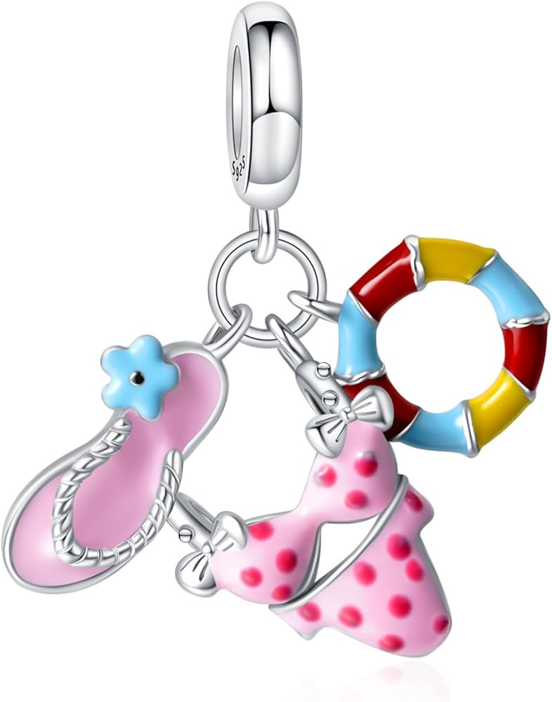 925 Sterling Silver Charms Spider City Hero Movie Character Dangle Beads for Bracelets and Neckla... | Amazon (US)