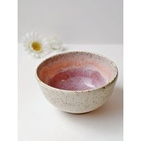Speckled Pink Bowl, Made To Order, Bowl Set, Handmade Bowl, Great For Dessert, Fruit, Yogurt, Snack, Minimal, Simple & Sweet Tableware | Etsy (US)