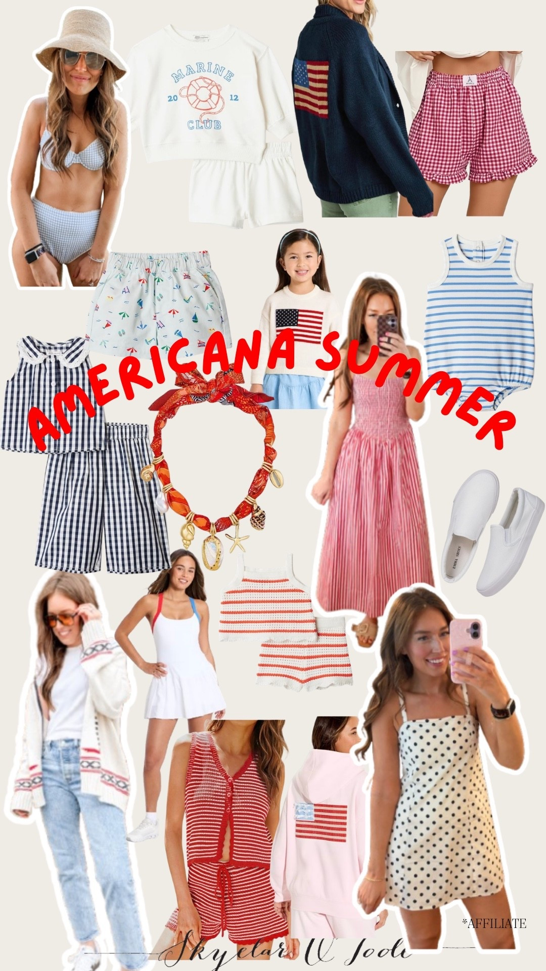 Americana summer / Memorial Day / Fourth of July / July 4 / red white and blue / flag sweater / summer dress / activewear / shorts / kids clothing / baby clothing 

#LTKSwim #LTKKids #LTKootd