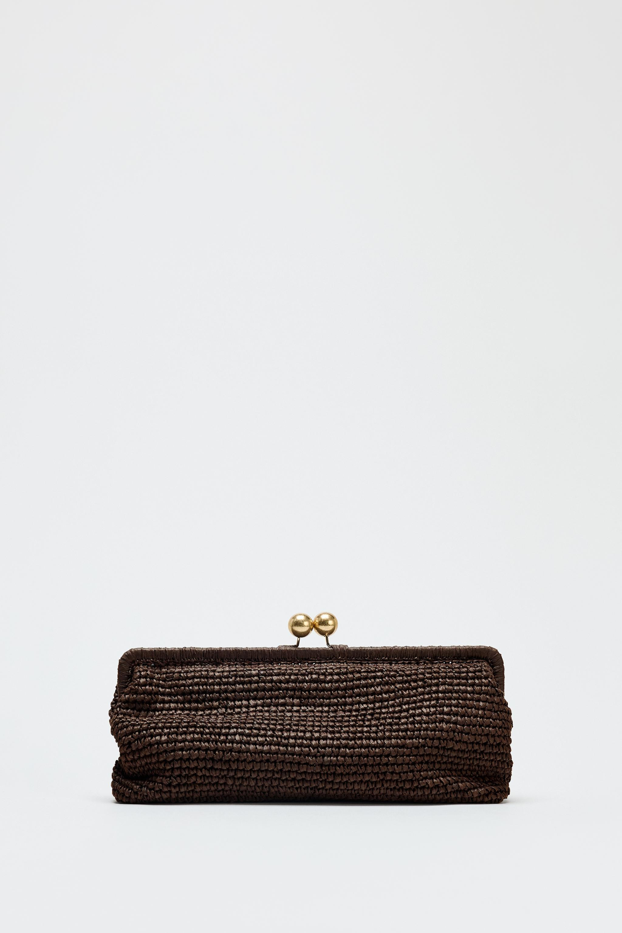 WOVEN CLUTCH BAG | Zara US