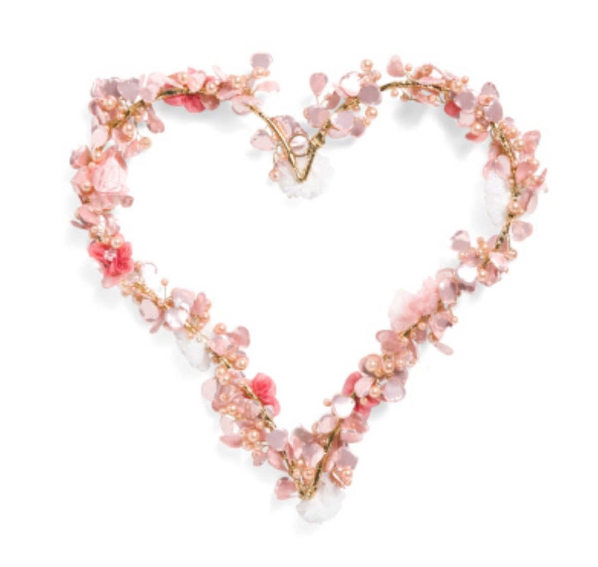 Pink, gold and pearl heart wreath!

#LTKSeasonal #LTKHome