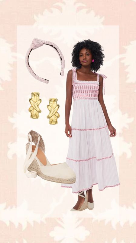 Pretty in pink for spring and Mother’s Day. Pair with these easy, classic espadrilles, feminine headband and buy one get 50% off earrings from Susan Shaw! 

Most of my jewelry is from Susan Shaw - it’s quality jewelry at an affordable price point. 

#LTKsalealert #LTKbump #LTKshoecrush