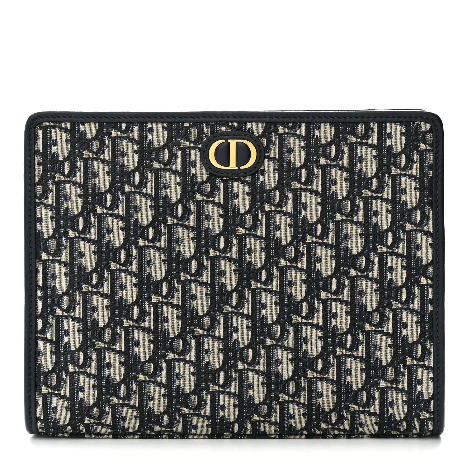 Christian Dior Oblique 30 Montaigne Pouch Blue 1974534 | FASHIONPHILE (US)