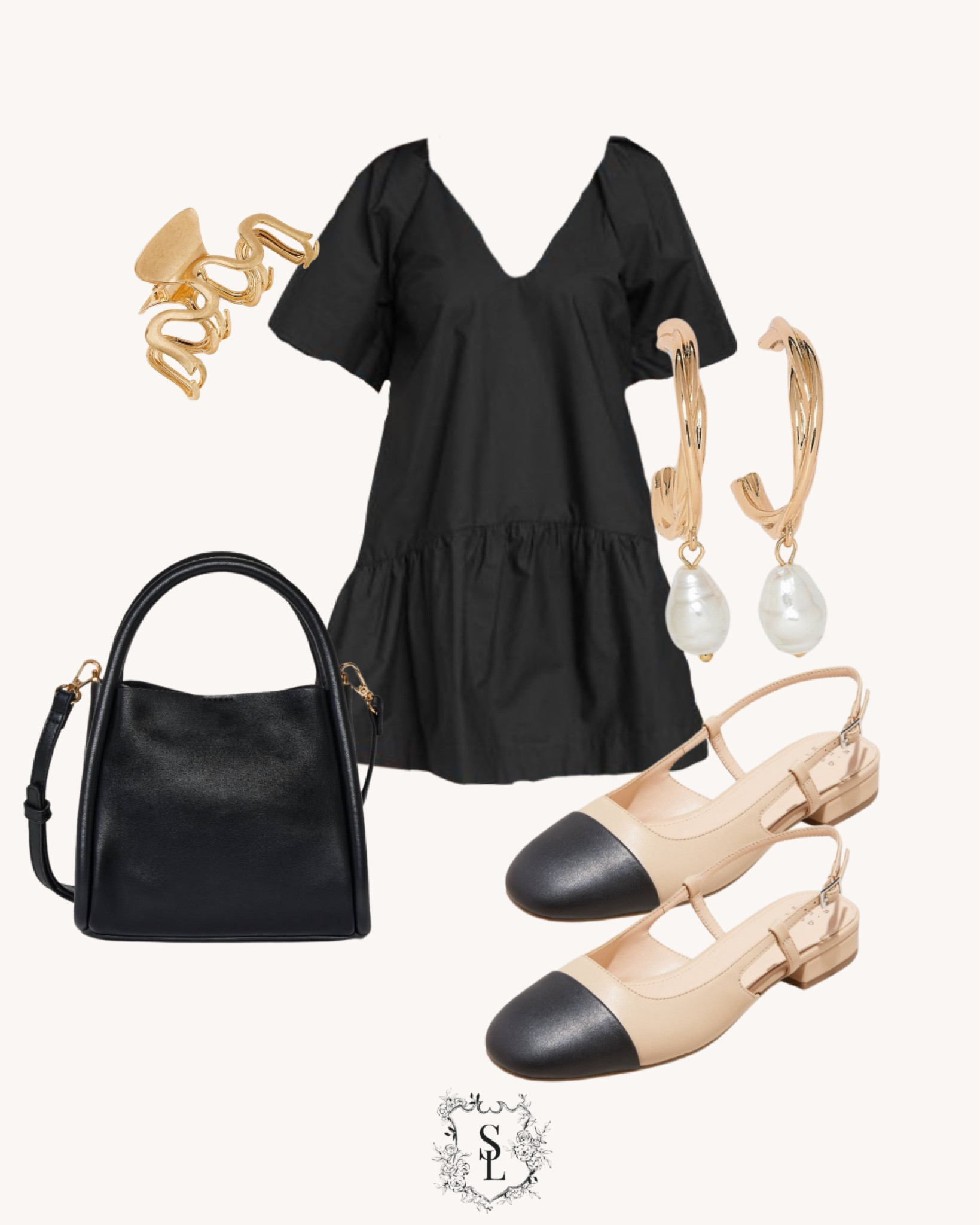 Entire outfit is from Target and each item is $30 or less!



target fashion | target outfit | target dress | black dress | everyday outfit | spring dress | spring outfit | under $30 | under $50 | black outfit | chic neutrals | chanel dupe | ballet flats | trending | trendy | spring trends | earrings | pearls | purse | everyday handbag | what to wear | ootd | outfit collage | classic style | classy | sofia richie 

#LTKfindsunder50 #LTKstyletip #LTKshoecrush