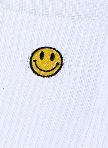 Smile Face Sport Crew Sock | Urban Outfitters (US and RoW)