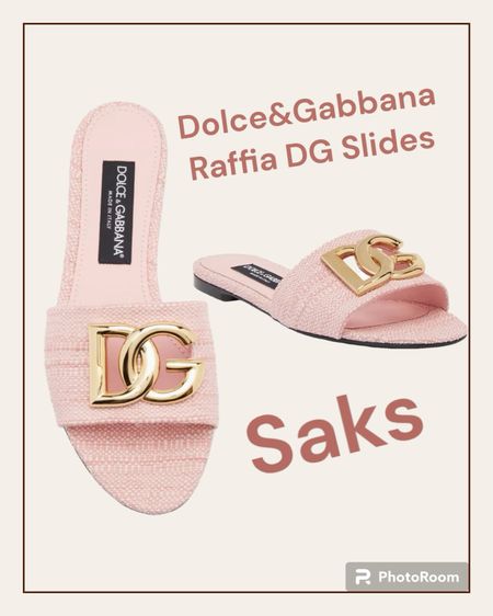 Dolce&Gabbana
Raffia DG Slides
From Saks. 

#Dolce&Gabbana
#resortwear
#saks

#LTKshoecrush