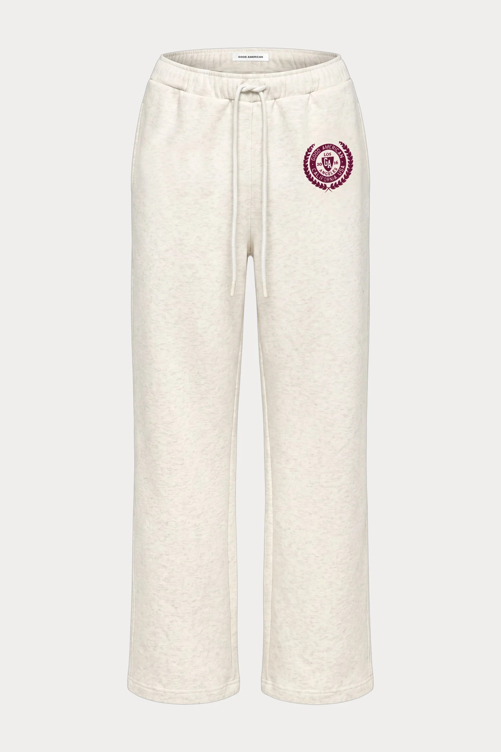 THE BRUSHED FLEECE SWEATPANT | OATMEAL | Good American