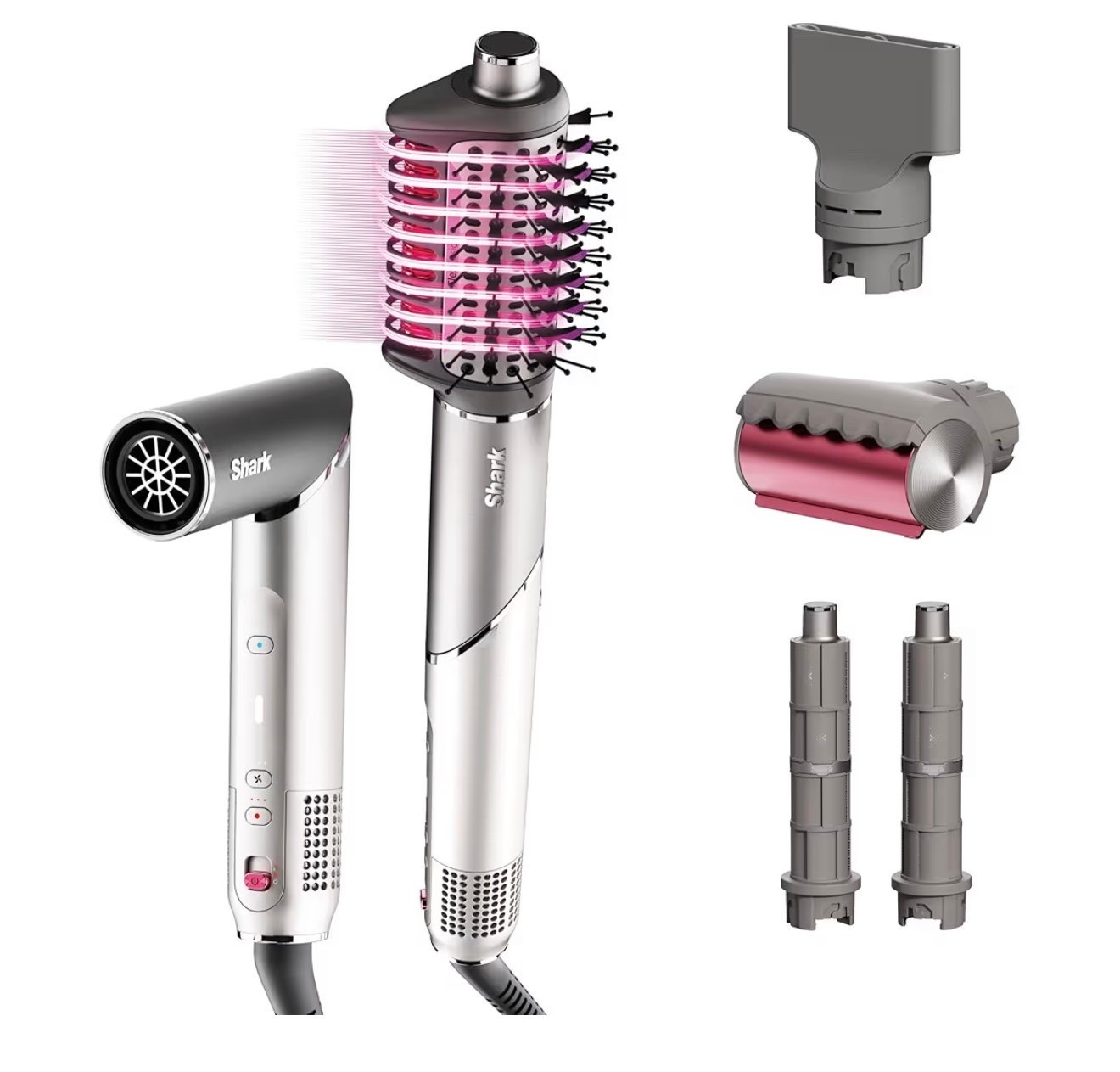 Shark FlexFusion Hair Dryer with Fusion Hair Brush, Ceramic Air Styler with Auto-Wrap Hair Curlers & Concentrator, Ceramic Plates, Metallic Mist -Lightning deal on #ltkamazonfinds

#LTKSaleAlert #LTKgrwm