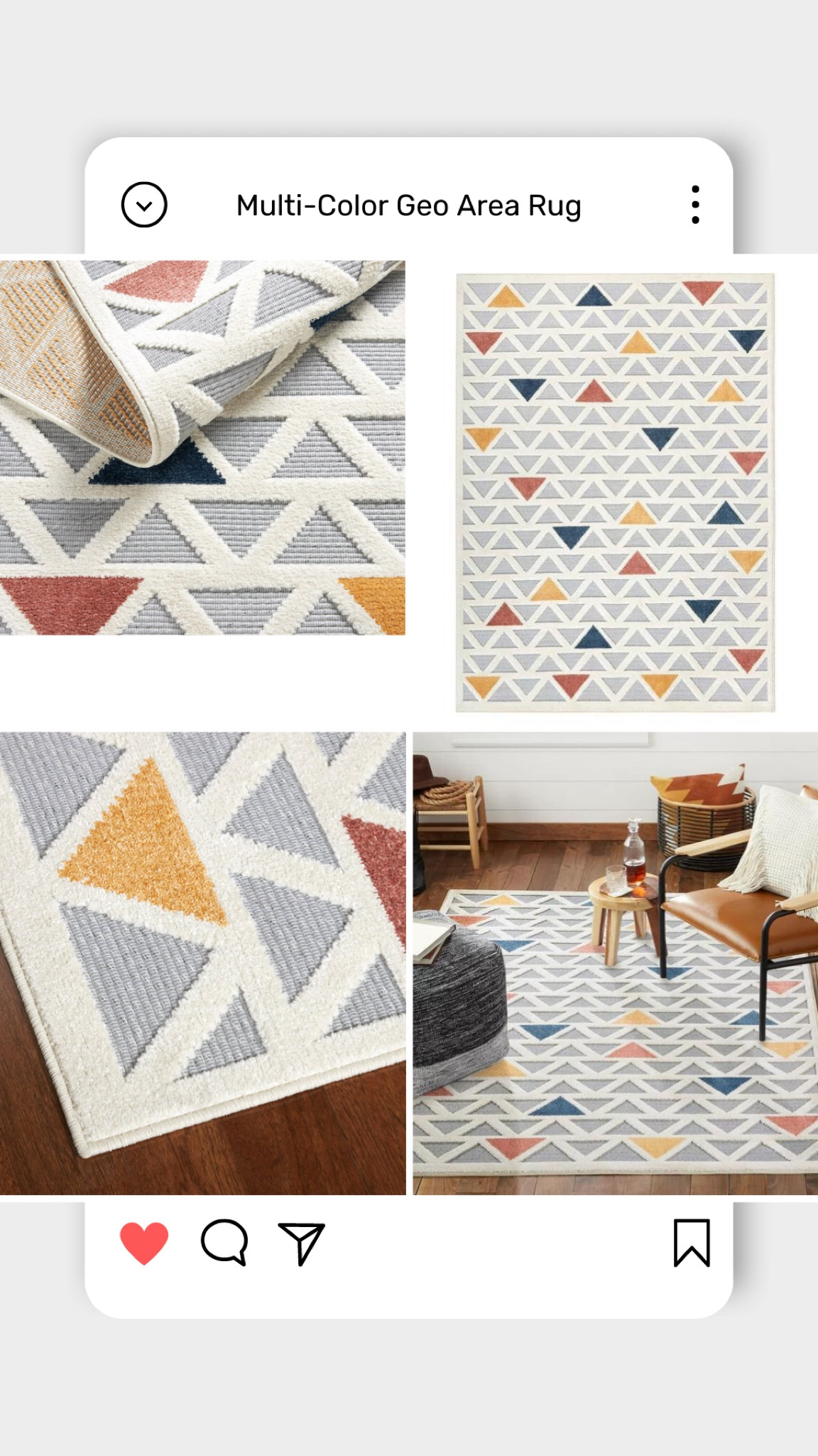 This area rug makes a bold statement! It’s pet and kid-friendly and ideal for high-traffic areas in your home.

#LTKhome #LTKFind