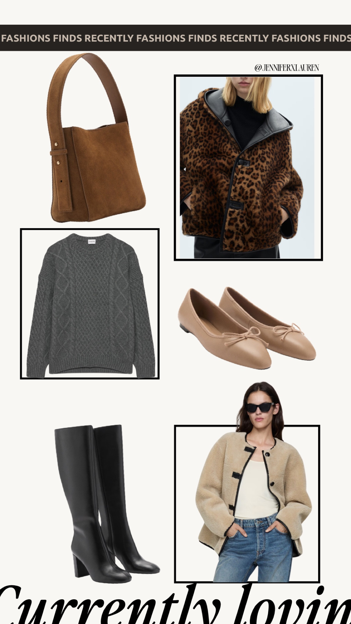 Currently loving - neutral fashion on sale

Mango sale, knit sweater, suede bag, winter coat, black boots, amazon finds, Amazon fashion,winter sale, what to wear for, leopard print, fur jacket, Abercrombie, Aritzia

#LTKfindsunder50 #LTKfindsunder100 #LTKsalealert