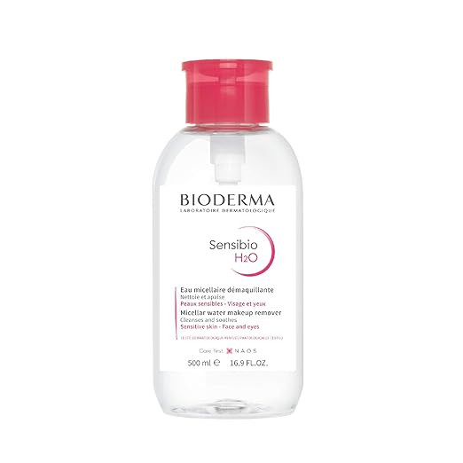 Bioderma - Sensibio - H2O Micellar Water - Makeup Remover Cleanser - Face Cleanser for Sensitive ... | Amazon (US)
