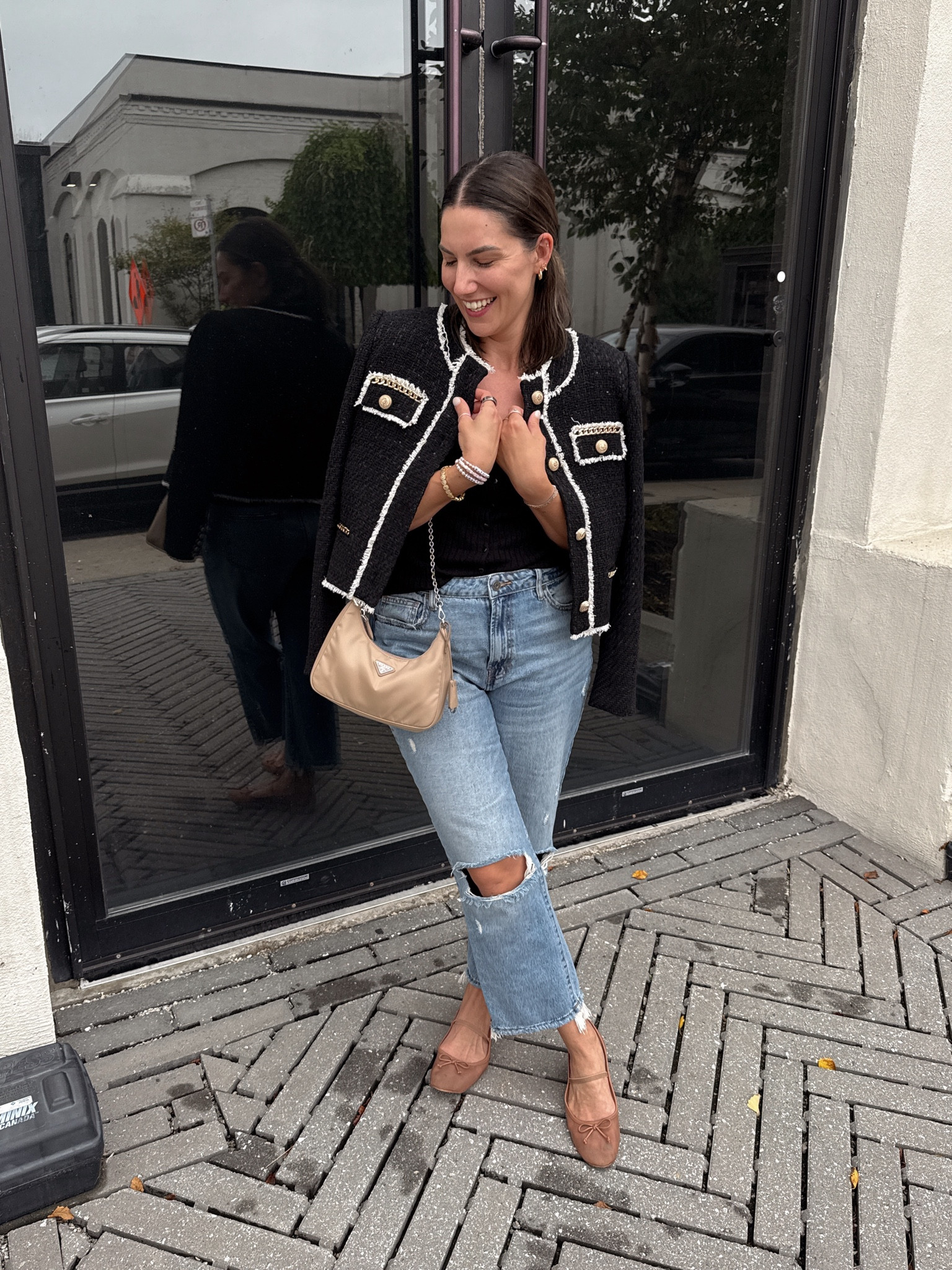 the perfect look for a visit to The Ordinary HQ 

fit check, sweaters and jeans 

#LTKFindsUnder100 #LTKSeasonal