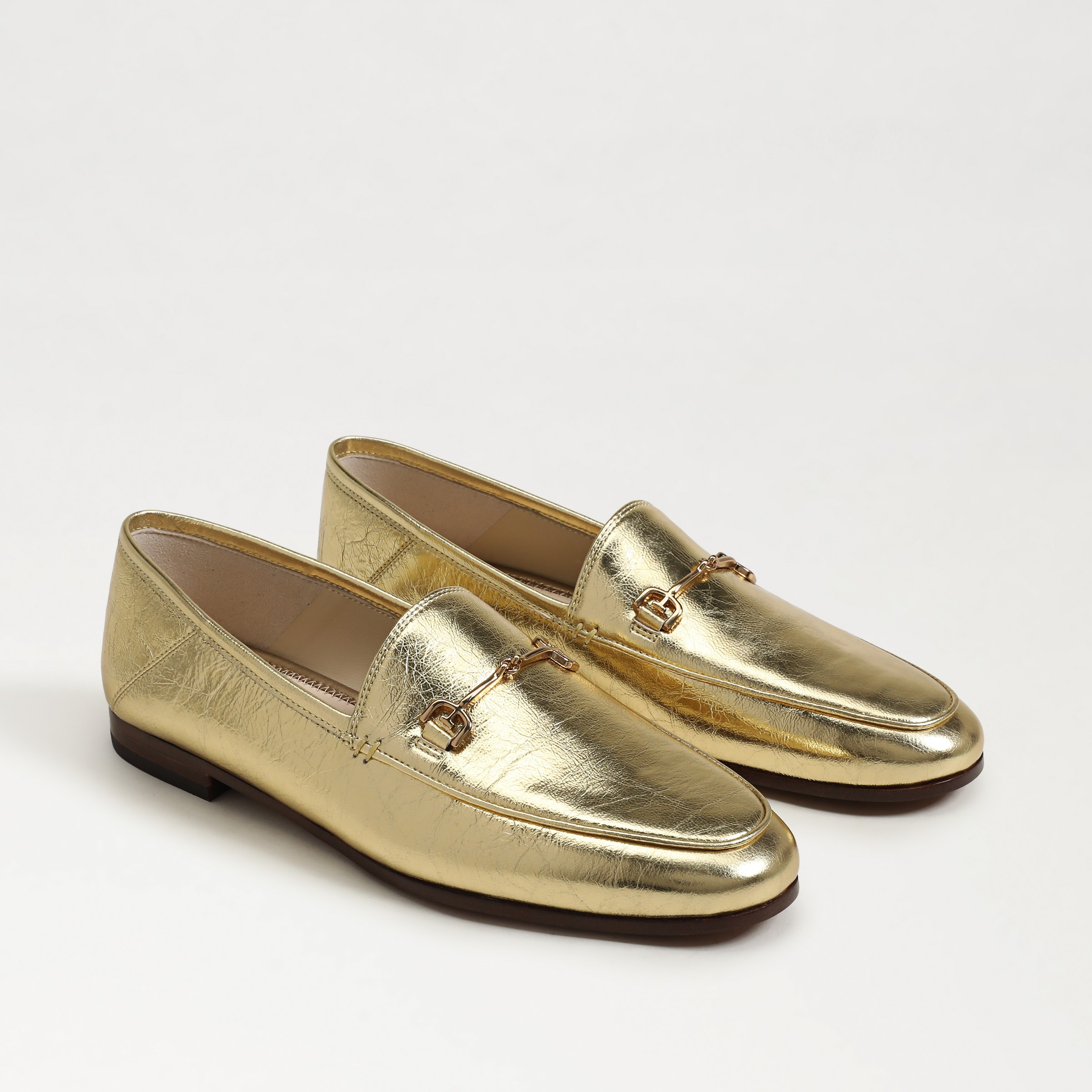 Sam Edelman Loraine Bit Loafer Amber Gold Leather 9.0 | Sam Edelman CA