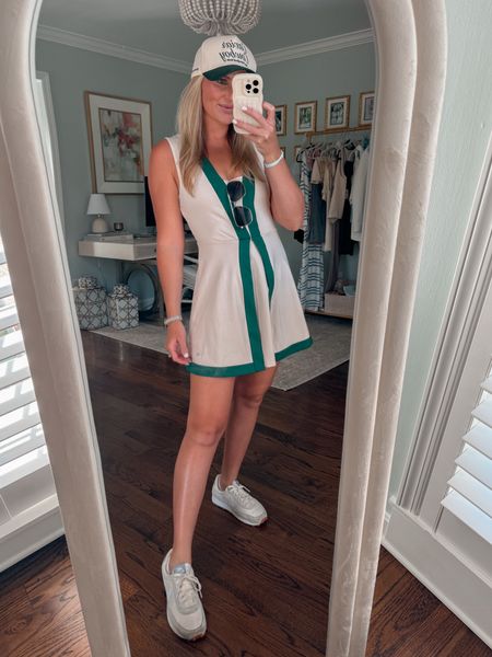 Last night's outfit for golf! I adore this active tennis dress from Antonio Melani. It's a Staud look alike for less! 

#LTKFitness #LTKActive #LTKStyleTip