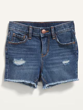 Unisex Slouchy Straight Cut-Off Jean Shorts for Toddler | Old Navy (US)
