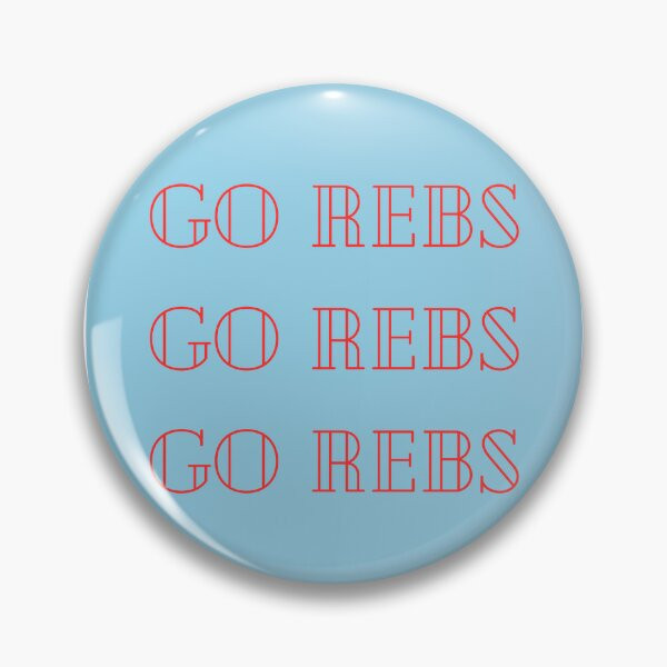 GO REBS Ole Miss  Pin | Redbubble (US)