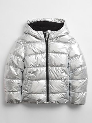 Kids ColdControl Metallic Puffer Jacket | Gap Factory