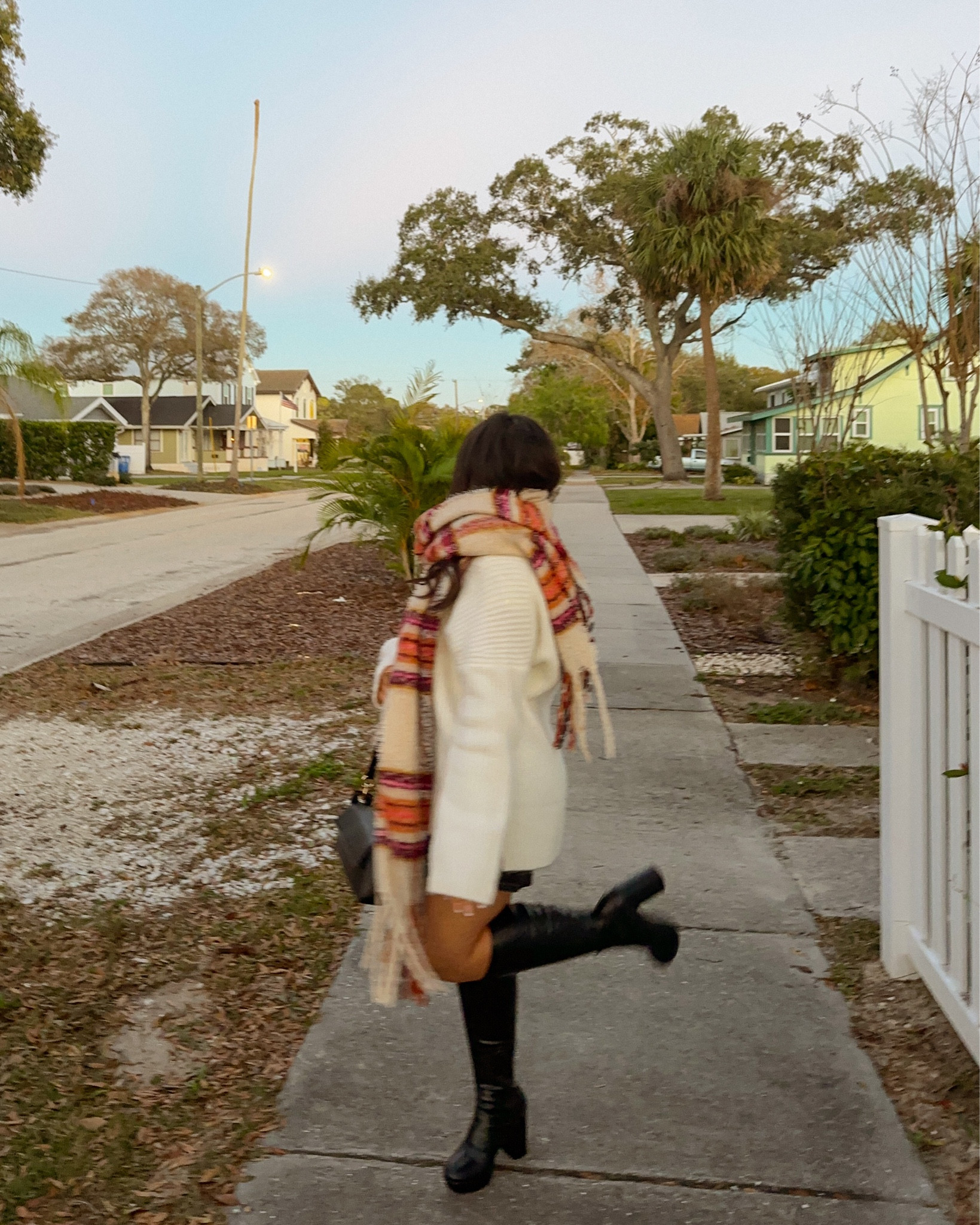 Scarf is from anthro but no longer available ❤️‍🩹 wearing my true size in the boots!

#LTKSeasonal