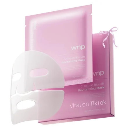 WNP 6D Bionic Collagen Overnight Face Mask for Hydrating Firming & Brightening 4 Pack 3.94 oz | Walmart (US)