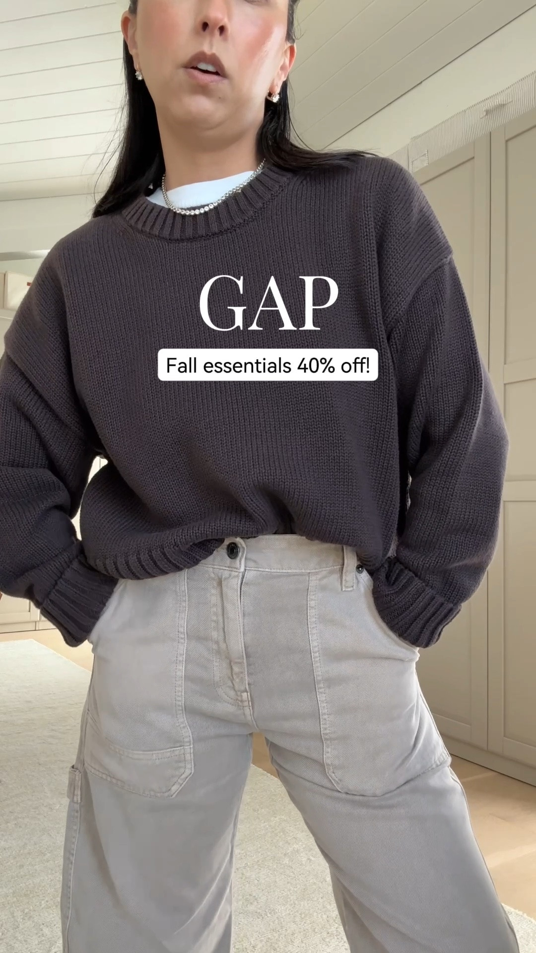 So many good fall essentials from @gap right now and they’re all on sale. Today’s the last day of Gap’s Friends & Family Event - 40% off everything, plus an additional 20% off with code ADDON. #howyouweargap #gappartner

Cotton crop sweater petite small
Utility barrel petite 2 - size up
Barrel jeans regular 25 - size up
Canvas utility jacket petite 2

#LTKPetite