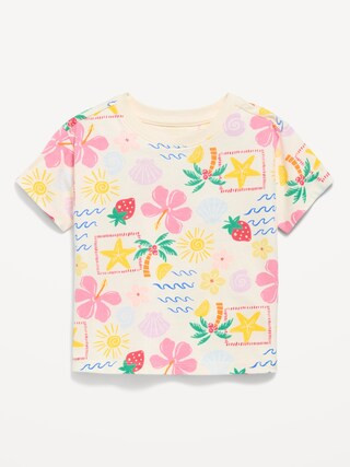 Printed Short-Sleeve T-Shirt for Toddler Girls | Old Navy (US)
