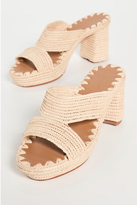 The cutest shoes for spring and summer! Love these raffia heels for a beach trip or spring break or with a date night outfit this summer

Summer block heels , spring wedding guest shoes , vacation shoes, resort wear , raffia heels , summer shoes , summer wedges , summer outfits , vacation outfits , beach vacation , spring break 

#LTKSeasonal #LTKtravel #LTKshoecrush
