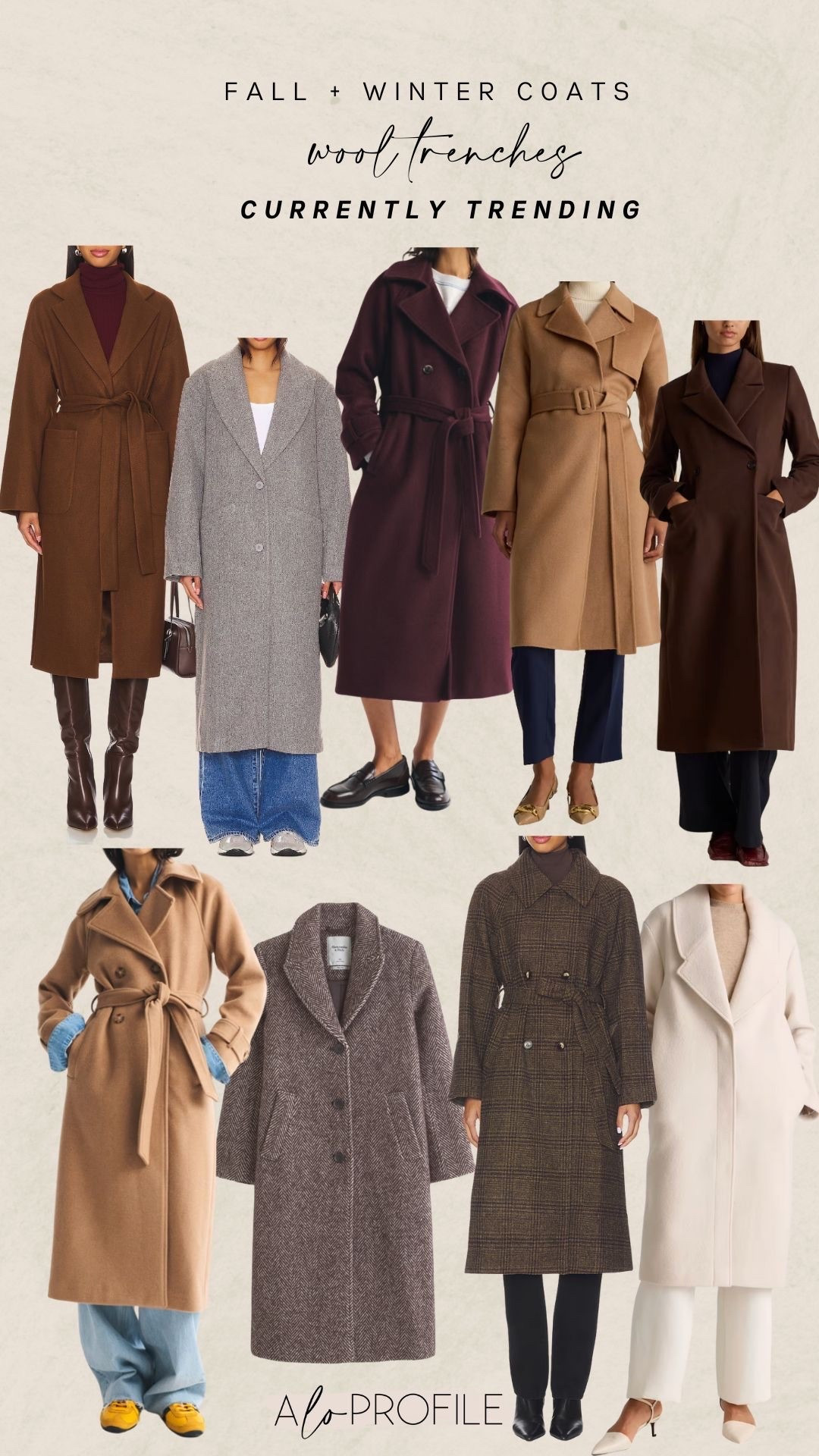 Fall + Winter Coats: Wool Trench Coats // fall jacket, wool coat, fall jacket trends, fall outfit, fall outfit inspo, fall transition outfit, fall wardrobe, fall closet staples, fall capsule wardrobe, fall fashion, fall style, outfits for fall, fall jackets, fall coats, winter coat